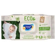 Салфетки влажные Солнце и луна «Eco», big-pack с крышкой, 100шт., детские, хлопковые с экстрактом липы