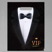 Пакет «Смокинг VIP», полиэтиленовый, с вырубной ручкой, 30 х 40 см, 50 мкм