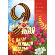 Плакат 9 Мая С Днем Победы 297*420