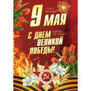 Плакат 9 Мая С Днем Победы 297*420