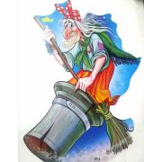 Плакат фигурный «Баба-яга»