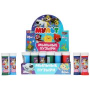 Мыльные пузыри Играем вместе «Мульт», 60мл, ассорти