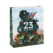 Пакет подарочный 26х30х9 см Победа