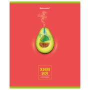 Тетрадь предметная «AVOCADO» 48 л., глянцевый лак, ХИМИЯ, клетка, BRAUBERG, 404284