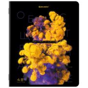 Тетрадь предметная PIGMENT 48 л., глянцевый УФ-лак, ОБЩЕСТВОЗНАНИЕ, клетка, подсказ, BRAUBERG, 40475