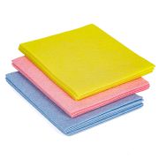 Салфетка Золушка Эконом вискоза 30*30см 3шт (80) Акцент