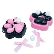 Игрушка антистресс Лапка черно-розовая 6 см (2 шт./уп.)