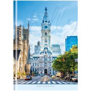 Бизнес-блокнот А4, 80л., OfficeSpace «Города. City Hall», глянцевая ламинация