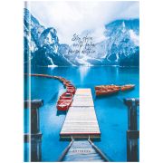 Бизнес-блокнот А4, 80л., OfficeSpace «Путешествия. Lago di Braies», глянцевая ламинация