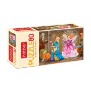ПАЗЛЫ-ИГРА 80 элементов А5ф 165х230мм -Золушка и Фея-