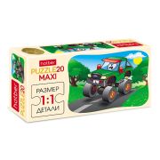 ПАЗЛЫ-ИГРА 20 элементов А5ф 230Х165мм MAXI -Веселые гонки-