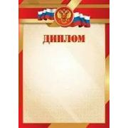 Диплом эконом с госсимволикой