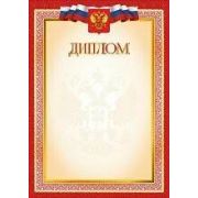 Диплом эконом с госимволикой
