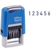 Нумератор мини автомат OfficeSpace Змм, 6 разрядов, пластик BSt_40501