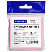 OfficeSpace Блок самоклеящийся 76х76 мм, 80 листов  розовый