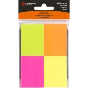 Закладки 50*38 мм 4*50 л неон бумажные LAMARK