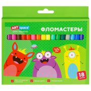 ArtSpace Набор фломастеров Монстрики 18ЦВ