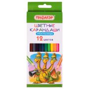 Карандаши цветные ПИФАГОР «Сказки», 12 цветов, классические, заточенные