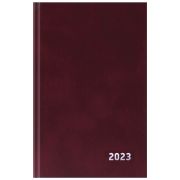 Ежедневник датир. 2023г., А5, 168л., бумвинил, OfficeSpace, бордовый
