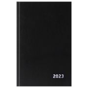 Ежедневник датир. 2023г., А5, 168л., бумвинил, OfficeSpace, черный