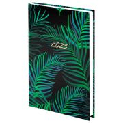 Ежедневник датированный на 2023 (145х215 мм), А5, STAFF, ламинированная обложка, «Tropical»