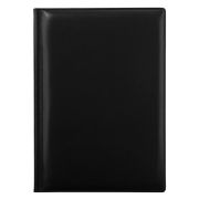 ЕЖЕДНЕВНИК НЕДАТИРОВАННЫЙ LAMARK VELVET A5 ЧЕРНЫЙ, 256 СТР., ИСКУССТВЕННАЯ КОЖА, БЕЛЫЙ БЛОК, ЛЯССЕ