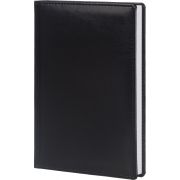 ЕЖЕДНЕВНИК НЕДАТИРОВАННЫЙ LAMARK CLASSIC A5 ЧЕРНЫЙ, 256 СТР., ИСКУССТВЕННАЯ КОЖА, ЛЯССЕ, БЕЛЫЙ БЛОК