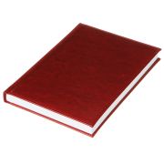 ЕЖЕДНЕВНИК НЕДАТИРОВАННЫЙ LAMARK SPRING A5 КРАСНЫЙ, 256 СТР., ИСКУССТВЕННАЯ КОЖА, ЛЯССЕ, БЕЛЫЙ БЛОК
