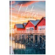 Ежедневник недатированный А5, 136л., 7БЦ OfficeSpace «Путешествия. Lofoten Islands», матовая ламинация