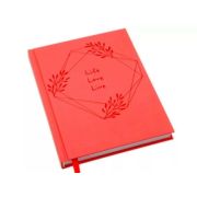 Ежедневник недатированный А5 112л «Life Love Live» обложка ламинированная