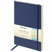 Ежедневник недатированный БОЛЬШОЙ ФОРМАТ 210х297мм А4, BRAUBERG Metropolis Ultra 160л, синий,113283