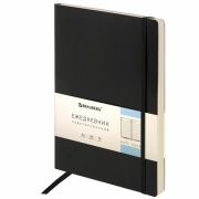 Ежедневник недатированный БОЛЬШОЙ ФОРМАТ 210х297мм А4, BRAUBERG Metropolis Ultra 160л,черный,113284