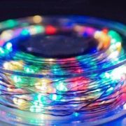 Электрическая гирлянда светодиодная мини многоцветная 200 лампочек 20 м