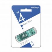 USB флеш-диск 04 Gb Smart Buy glossy series Green