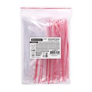 Пакеты ZIP LOCK «зиплок» ПРОЧНЫЕ, комплект 100 шт., 120х170 мм, ПВД, 60 мкм, BRAUBERG EXTRA