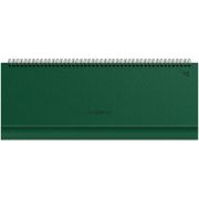 Планинг датированный 2025г., 64л., 330*130мм, балакрон, BG «Ariane. Dark green»
