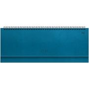 Планинг датированный 2025г., 64л., 330*130мм, кож.зам, BG «Winner. Dark teal», бирюзовый