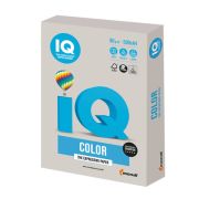 Бумага цветная IQ color, А4, 80 г/м2, 100 л., тренд, серая, GR21