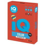 Бумага цветная IQ color, А4, 80 г/м2, 100 л., интенсив кораллово-красная