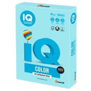 Бумага цветная IQ color А4 ф, 80 г/м2, 100 л., пастель, голубая, MB30