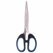 BRAUBERG Ножницы Classic+, 160 мм черный/синий