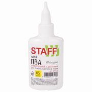 Клей ПВА с дозатором, 65 г, STAFF «Basic»