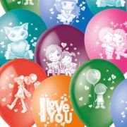Шар «I Love You» 2 ст. 12