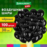 Шары воздушные 30 СМ 100 штук, 'ОДНОЦВЕТНЫЕ